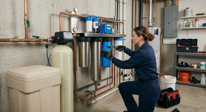Water Filtration Installation in Asheville, NC